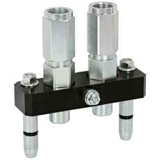 Multifaster mobil enhet 2x3/8 BSP, 1/2, med kapasitet 40L og trykk 250Bar.