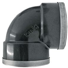 Kvalitetsvinkel 90° med forsterkningsring for pålitelig installasjon.