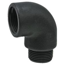 Bue 90°, perfekt for å styre flyt i rørsystemer og hydraulikk.