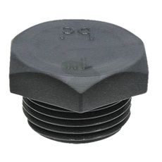 Holdbar plugg med utvendig gjenge for sikker forsegling.