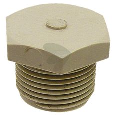 Plugg med utvendig gjenge, perfekt for å tette rørledninger i forskjellige systemer.