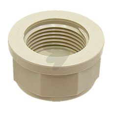 Lokk med innvendig gjenge brukes for å stenge rørledninger på en sikker måte.