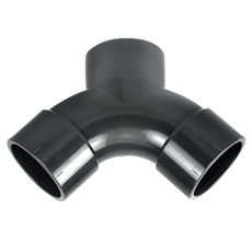 Y-stykke med bue i PVC-U, ideell for rørkoblinger.