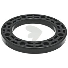 Flens, tilpasset for enkel montering av PVC kragbøssinger på DIN flenser.