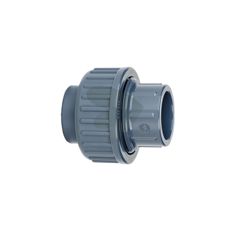 PVC-U skrukopling med limhylse, for rask og enkel installasjon i rørsystemer.