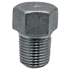 Plugg med utvendig gjenge for å tette rør og sikre lekkasjefrihet.