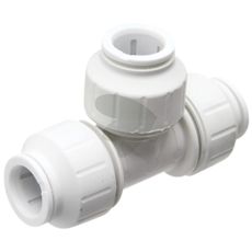 T-skjøt designet for å skape fleksible forbindelser i rørsystemer.