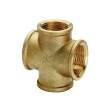 Kryss med fire innvendige gjenger, perfekt for sammenføyning av rør.