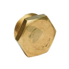 Robust plugg med utvendig gjenge for å forhindre lekkasje.