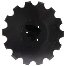 Standard tannet skive som forbedrer bearbeidingen av jorden.