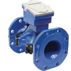 Ultralyd vannmåler med Qmax 125 m³/h, perfekt for industriell bruk.