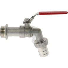 Kuleventil AG 1 tommer, gir effektiv kontroll over væsketilførselen.