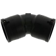 Holdbar vinkel 45° for tilpasning av rørsystem.