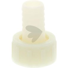 Kvalitativt slangemunnstykke 1/2" med overfallsmutter, perfekt for hage.