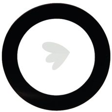 Flenspakning for tetting av koblinger, laget av NBR-materiale.