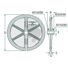 Pakningsring 110001023, viktig for å forhindre lekkasje.