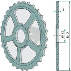 Stjernering 301012, designet for å forbedre maskinens ytelse og levetid.