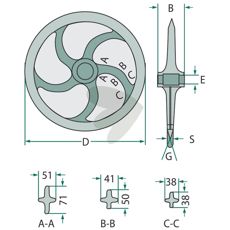 Pakningsring 80071600, brukes for tetninger i traktorer og landbruksmaskiner.