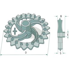 Valsring 101109, viktig del for forbedret maskineffektivitet.