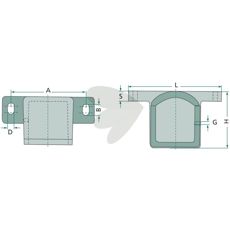 Robust hus for beskyttelse av maskindeler og økt holdbarhet.