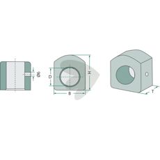 Lagerinnsats for aksel Ø 60 mm, den perfekte løsningen for presisjon og holdbarhet.