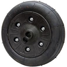 Hjul kpl. 200x67mm 16,2x73mm, ideelt for kraftige maskiner.