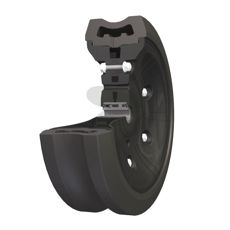 310x100mm hjul LCF, optimalisert for maskiner innen jordbruk og bygg.