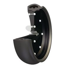 Hjul 400x120mm LV perfekt for landbruksbruk og robuste applikasjoner.