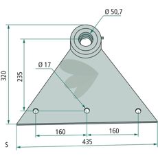 Komplett mellomlager for traktorer, optimalt for effektiv drift og vedlikehold.