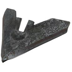 Gåsefotskjær knock-on 320 mm, effektivt for å skjære gjennom jorden.