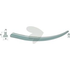 Ballspyd beregnet for sveising, buet design og 540mm lang.