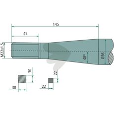 Konisk mutter Weidemann M22X1,5 - 54549, perfekt for ballspyd og landbruksmaskiner.