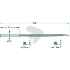 Rett balspyd for sveising, perfekt for tilpasning og reparasjon innen landbruk.