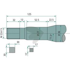 Schrijvers konisk mutter M22X1,5, en pålitelig del for høykvalitets balspyd.