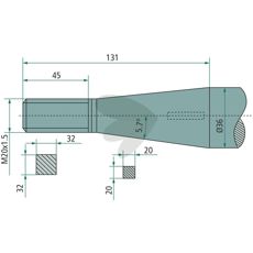 Ballespiyd med konisk mutter fra Kverneland, perfekt for ballarbeid.