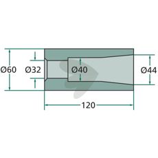M28 sveisehylse for ballepigg - viktig komponent for sikker bruk.