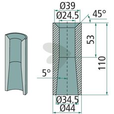 Sveisebøssing 55905 er ideell for reparasjoner og vedlikehold i landbruket.