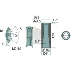 Sveisehylse 55088 er et pålitelig produkt for både reparasjon og drift.