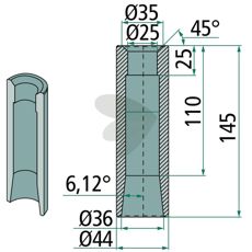 Sveisehylse - 56016, sikrer holdbarhet og stabilitet.