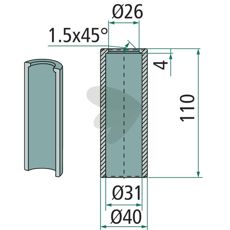 Sveisebøssing 56041, bidrar til maskinens overlegne ytelse og effektivitet.