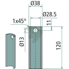 Kvalitets sveisebøssing, ideell for reparasjon og service av maskiner.