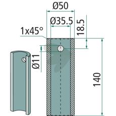 Sveisebøssing, uunnværlig for å sikre utstyrets funksjon.