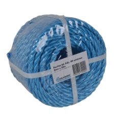 Polyrep blått i 6 mm tykkelse, 30 meters spole, perfekt for landbruk og byggearbeid.