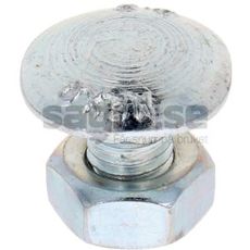 Låseskrue DIN 603 i størrelse M8x20 mm, perfekt for industrielle bruksområder.