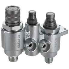 Hurtigkobling Blokk 1/2" for rask og sikker tilkobling.