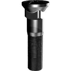 Skrue 7/8" x 3" UNC for skuffetann, anvendelig for landbruksutstyr og maskiner.