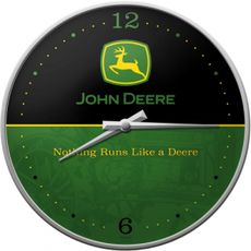 Elegant John Deere klokke på 31 cm, perfekt for samlere og fans.
