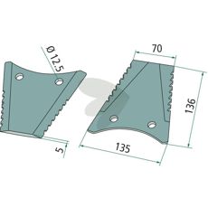 Halmhakkekniv 228478, en effektiv løsning for halmbehandling.