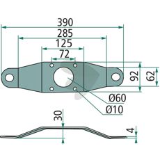 Knivholder 434138, perfekt tilpasset for alle oppgaver nær bakken.