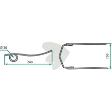 Fresestift LA321023250, ideell for presisjon og rask bearbeiding.